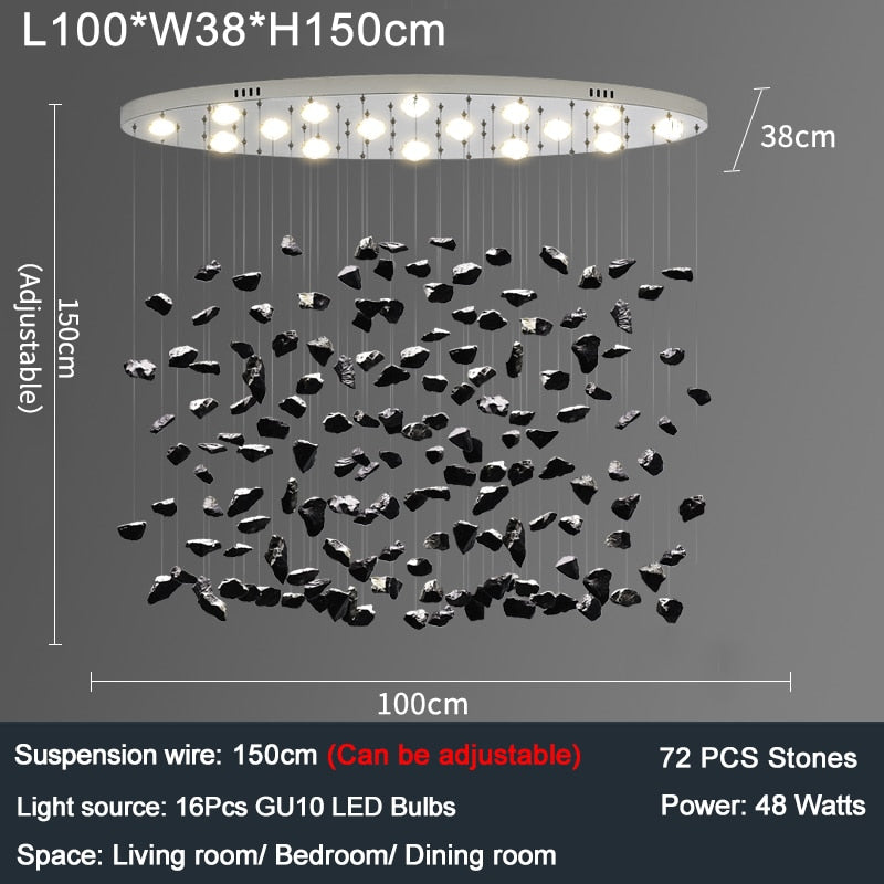 Ylk Tatiana Colorful Crystal Chandelier