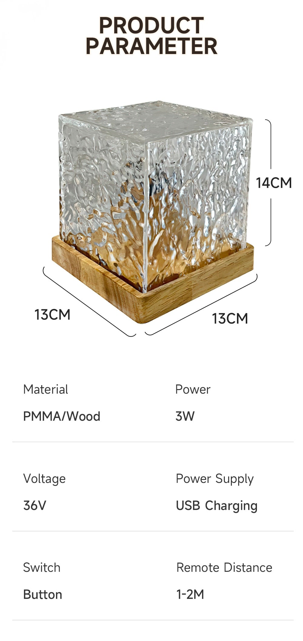 Pq Water Ripple Projector Light