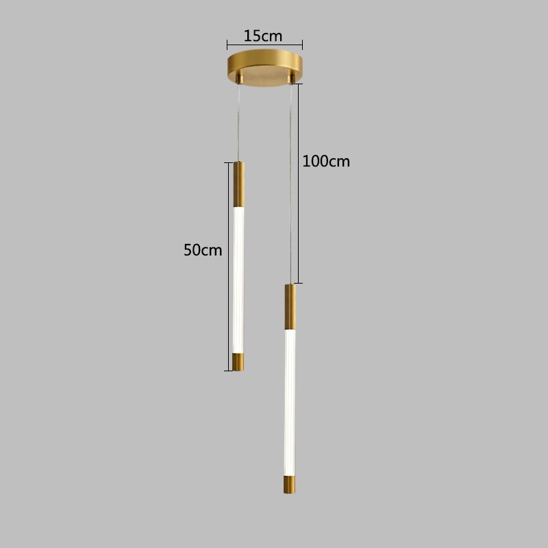 Oud Vitt Minimalist Gold Pendant Light