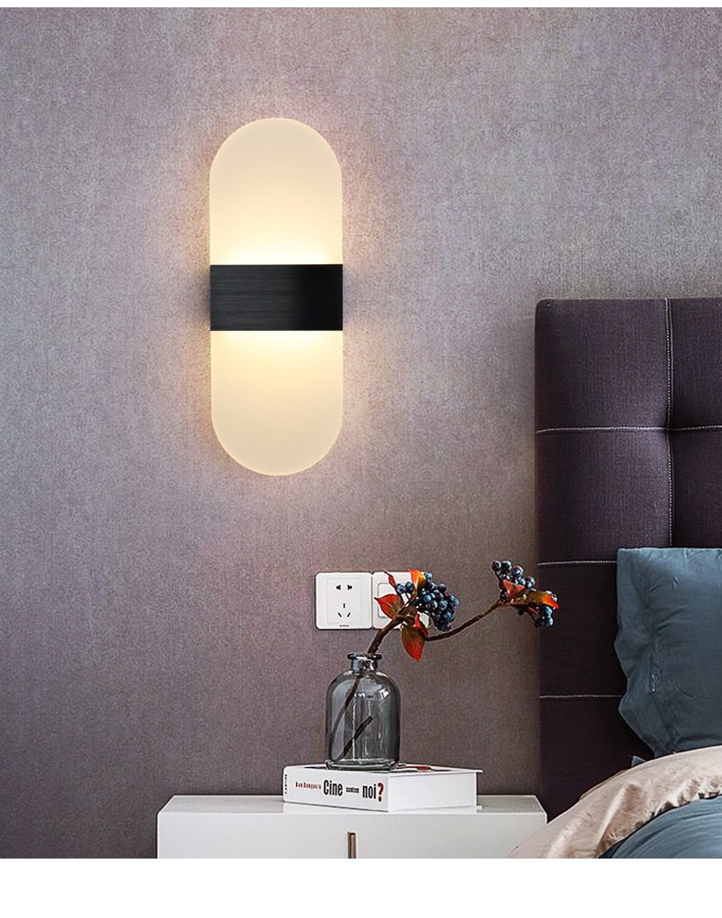 WIN LED Touch Sensor Switch Acrylic Wall Lamp