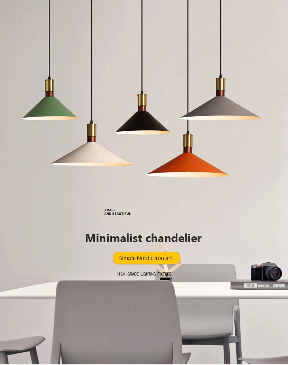 Nordic Industrial retro loft simple Hanging Light