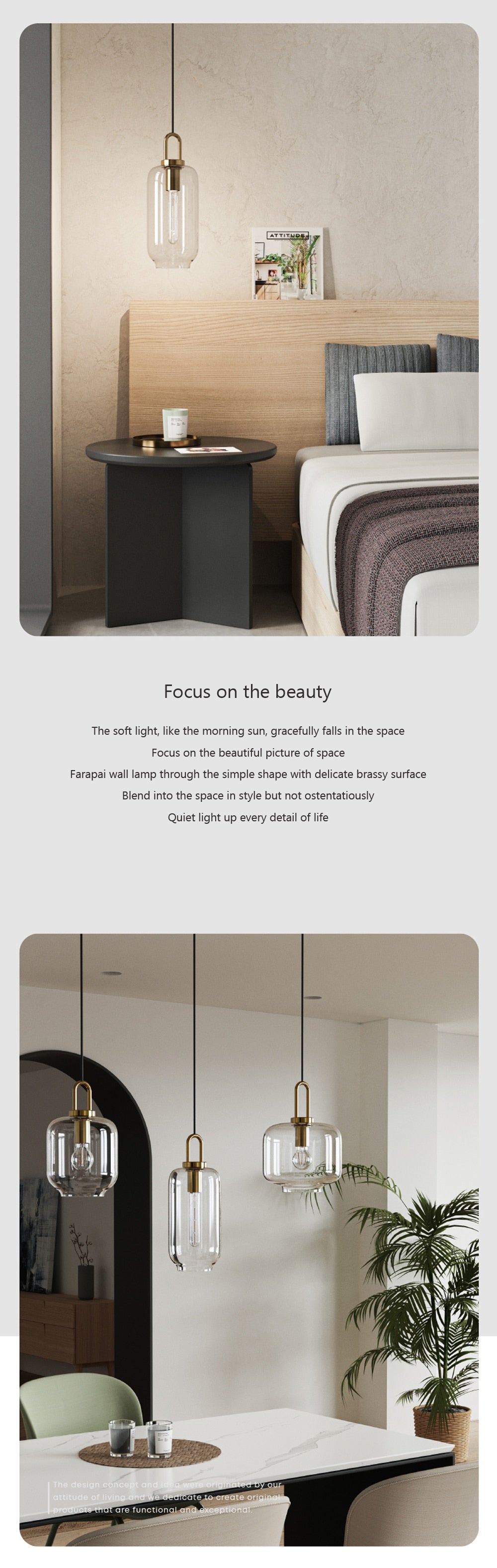 Wad Glass Pendant Light Fixture