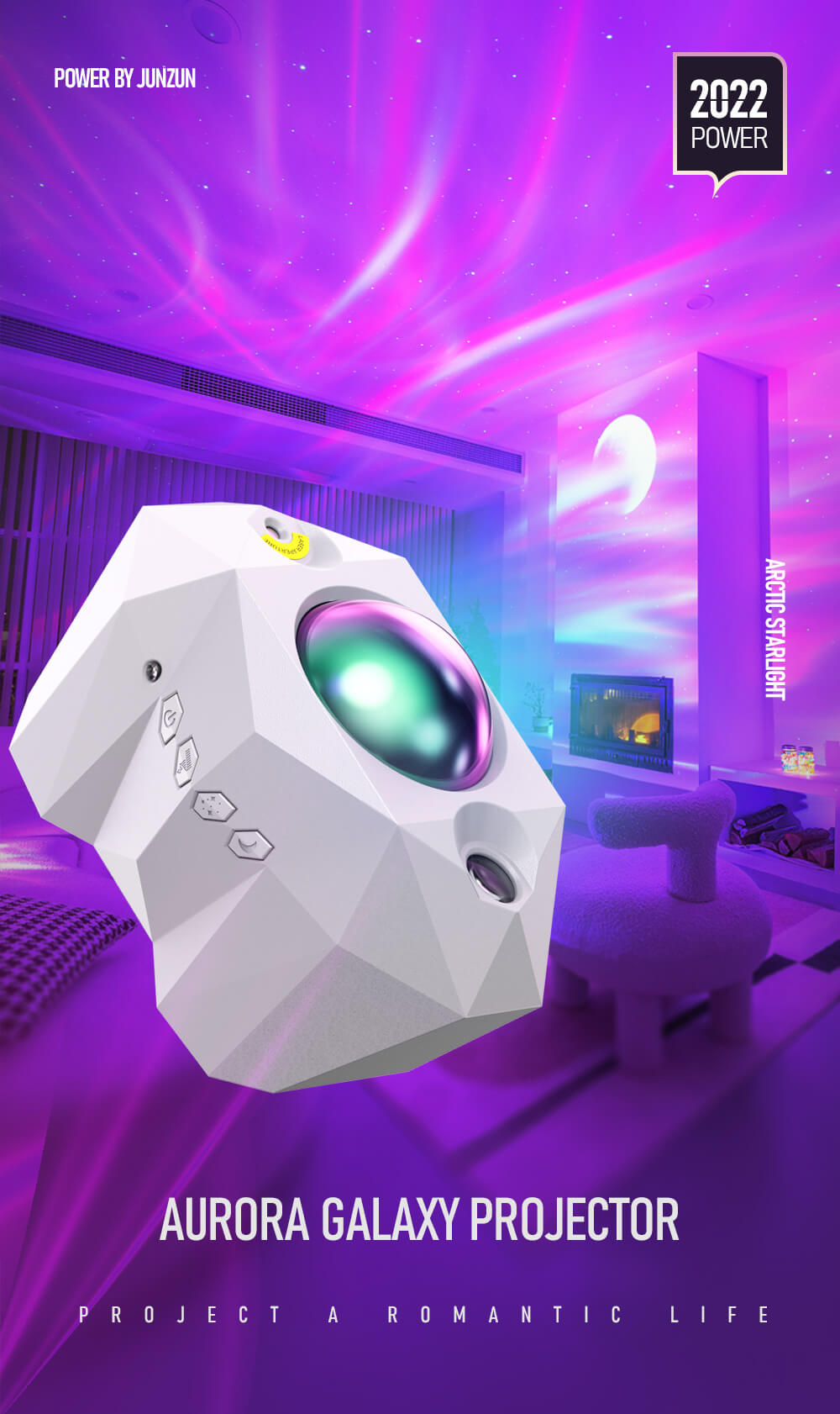 Pq Moon Galaxy Night Light