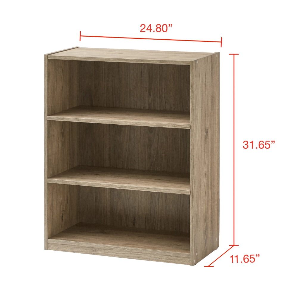 Ivar - Living Room Shelves Wood Storage Shelves Three Tier Shelf