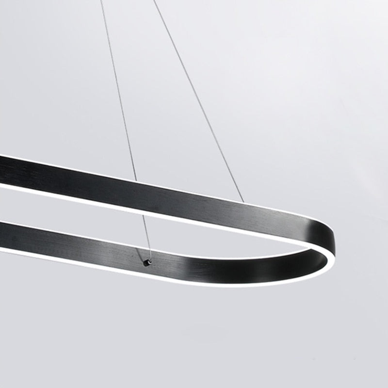 Ylk Oval Design Modern Chandelier