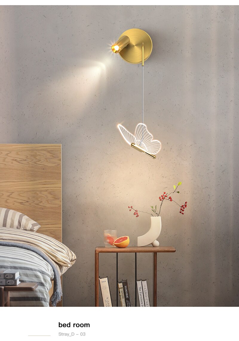 Lyf Nordic Butterfly Spotlight Wall Light