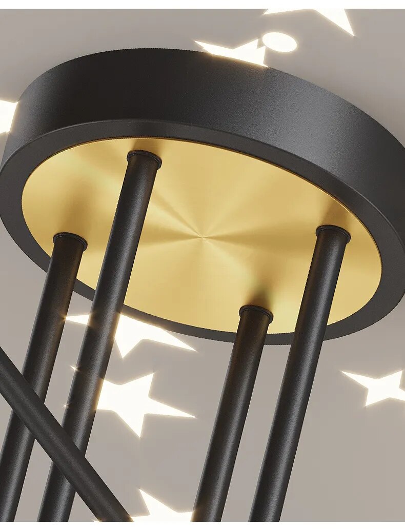 Nordic Starry Ceiling Chandelier Light