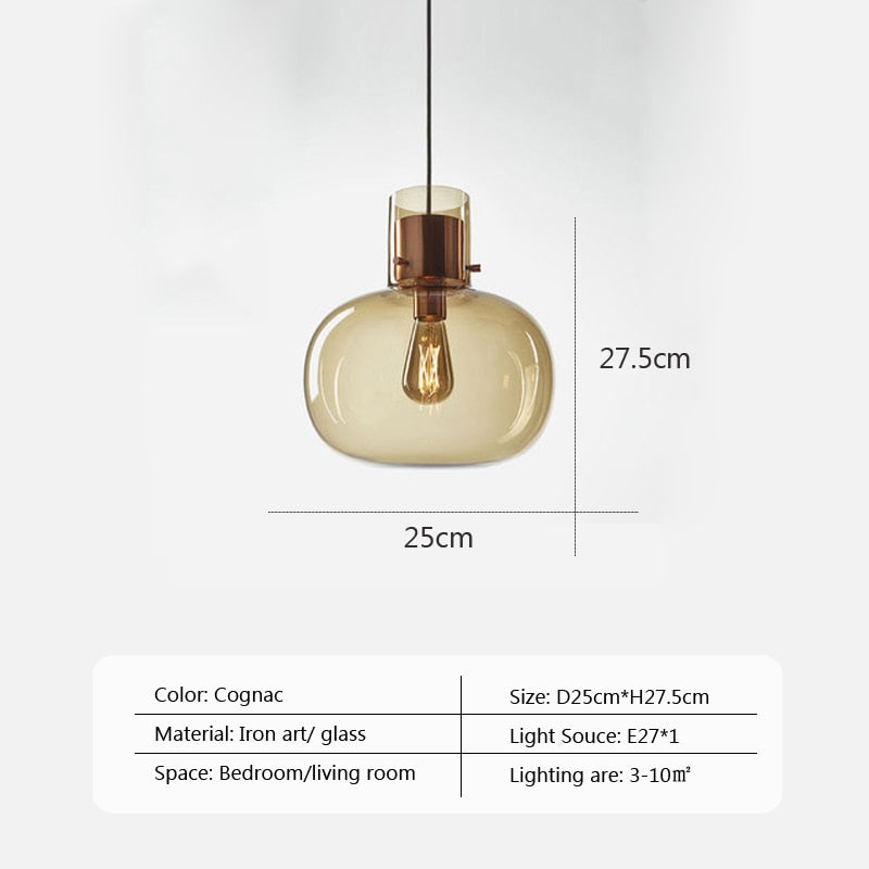 Wad Jar Vintage LED Pendant Light