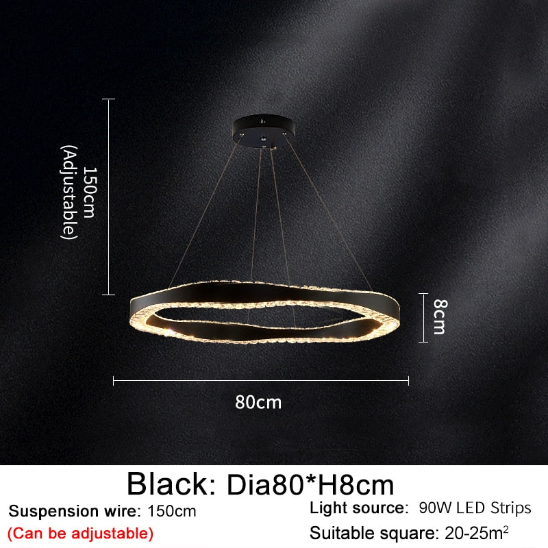 Ylk Modern Crystal Chandelier Fixture