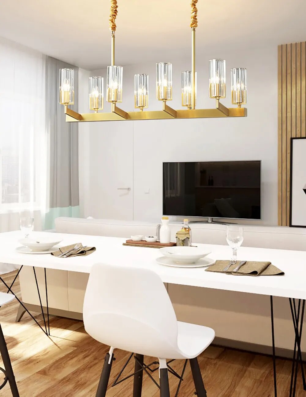 Trendy American Collection Black Warrior Crystal Chandelier Lighting