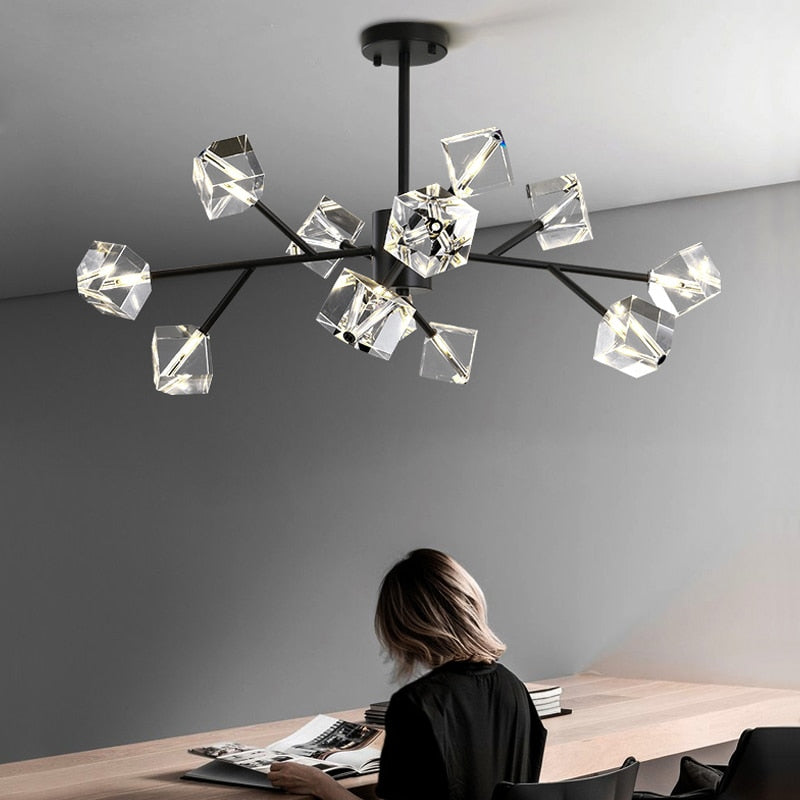Ylk Thea Crystal Pendant Light