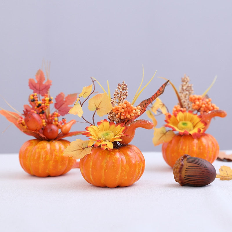 Hakon - Artificial Pumpkin Sunflower Ornament Fall Decor Sale Bedroom Decor Fall Home Decor Fall Decor 2023