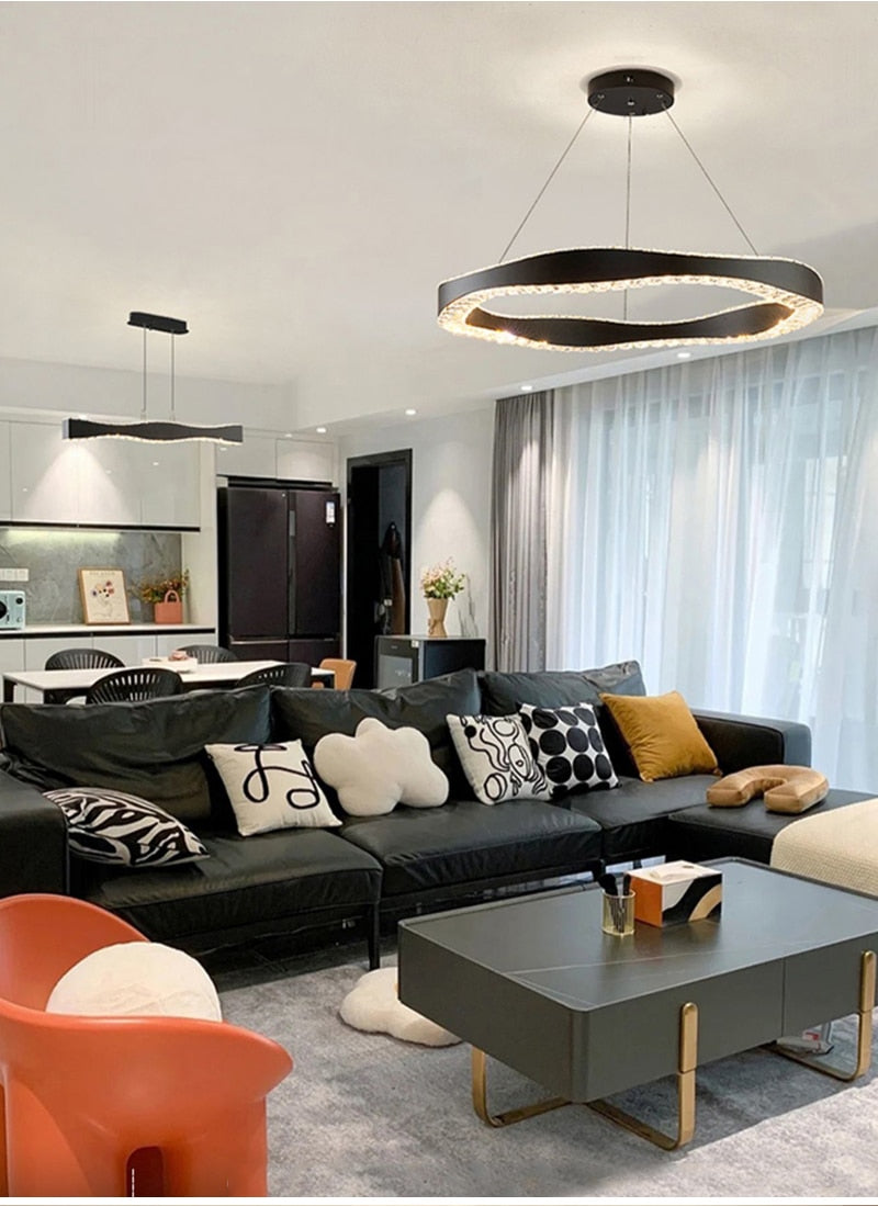 Ylk Modern Crystal Chandelier Fixture