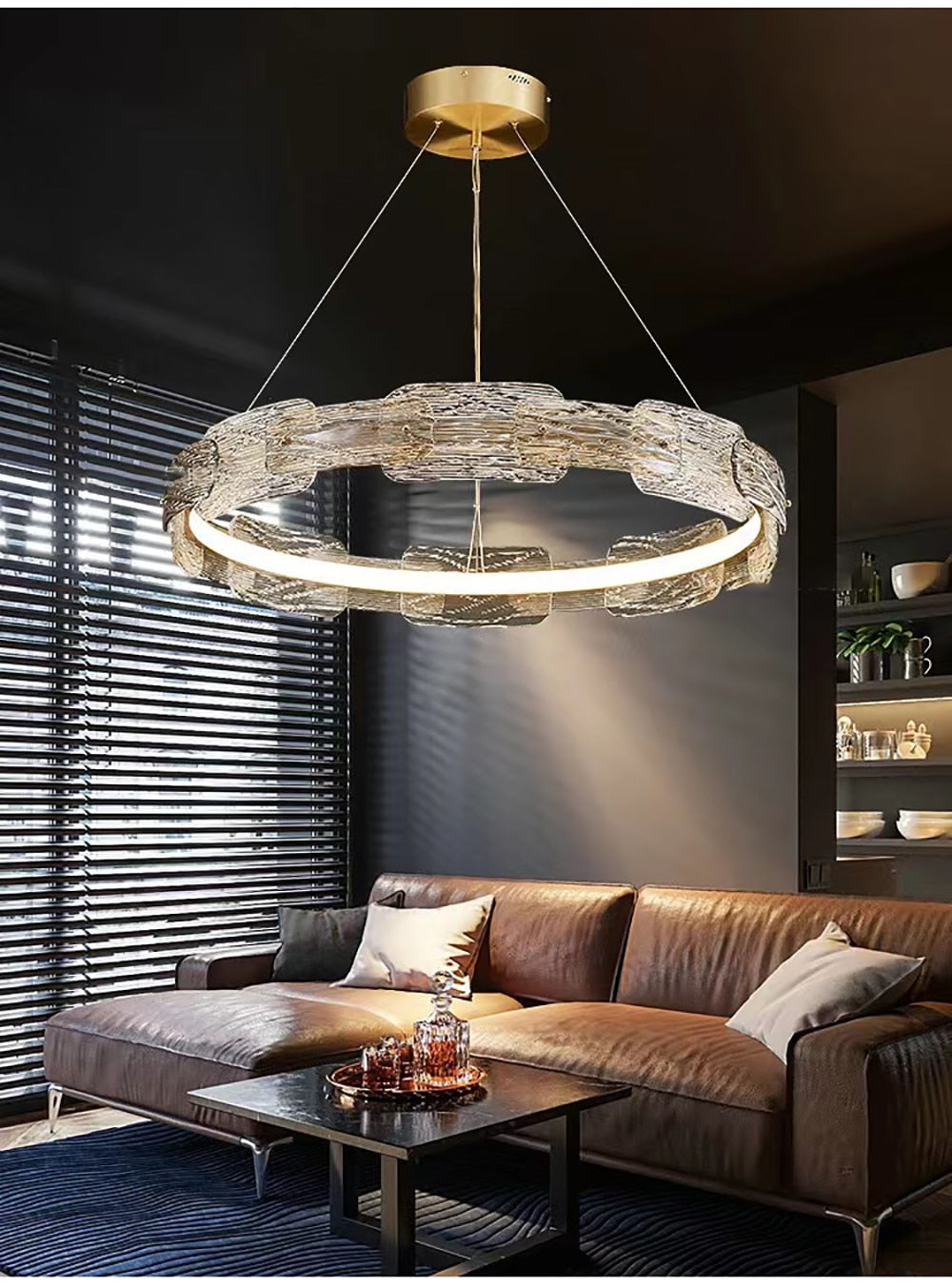 Olga Rounded Crystal Chandelier