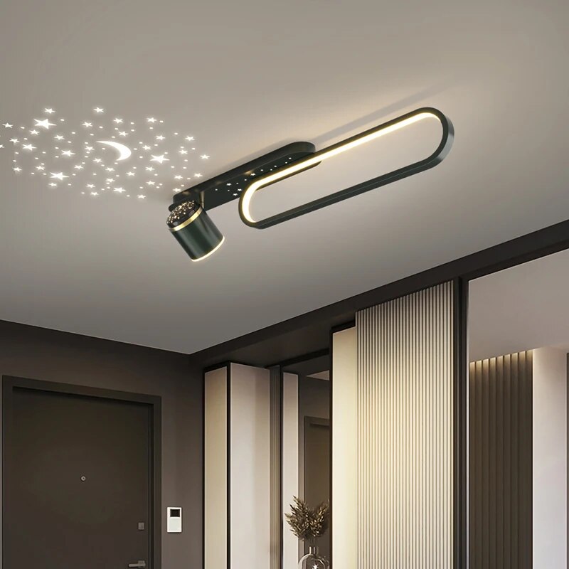 MAV Star Projection Modern Aisle Ceiling Lights with Spotlights