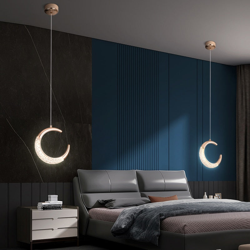 Ylk Half-Moon Modern LED Chandelier