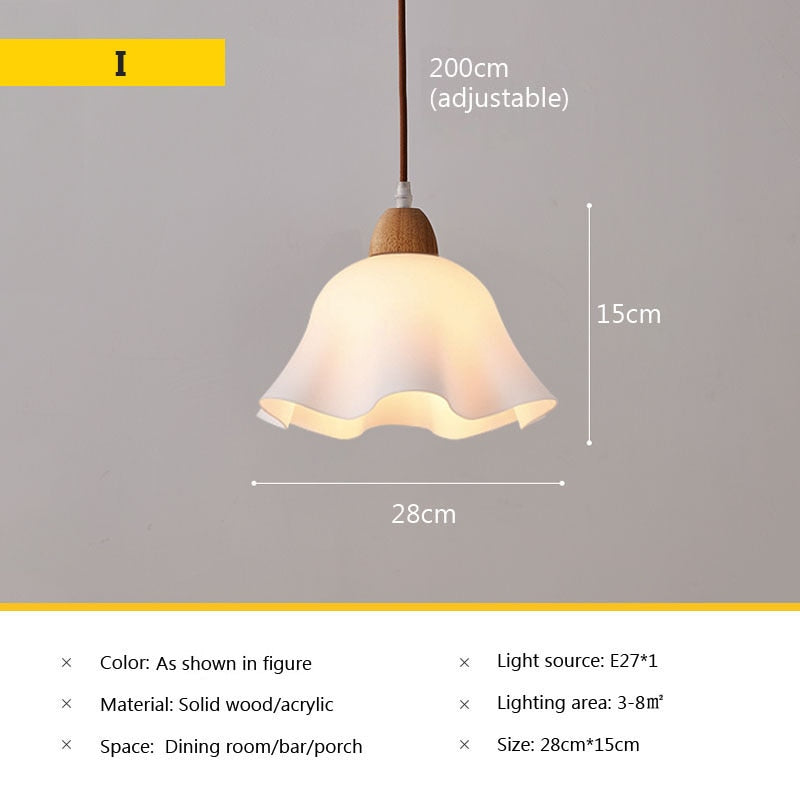 Wad Nordic Glass Pendant Lamp