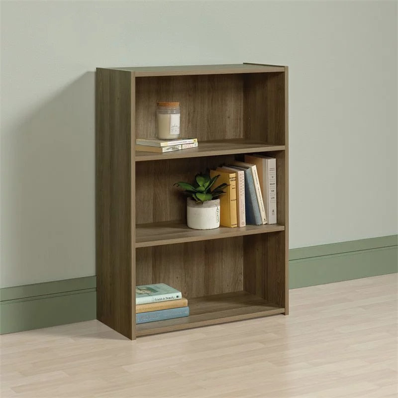 Linde - Wood Shelves Living Room Shelves Display Shelves 3 Shelf Bookcase