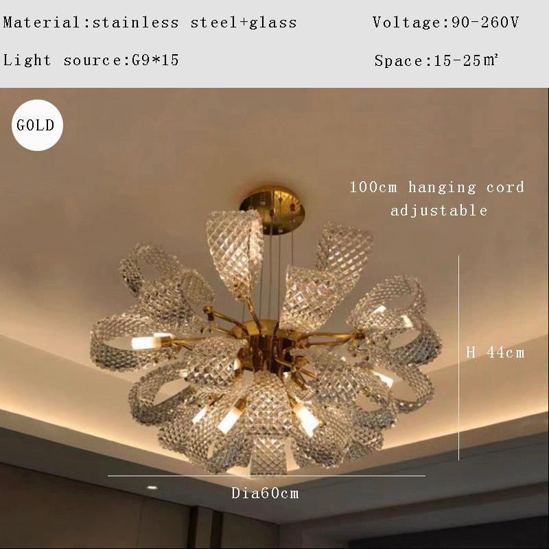 Privet Nordic Art Deco Chandelier