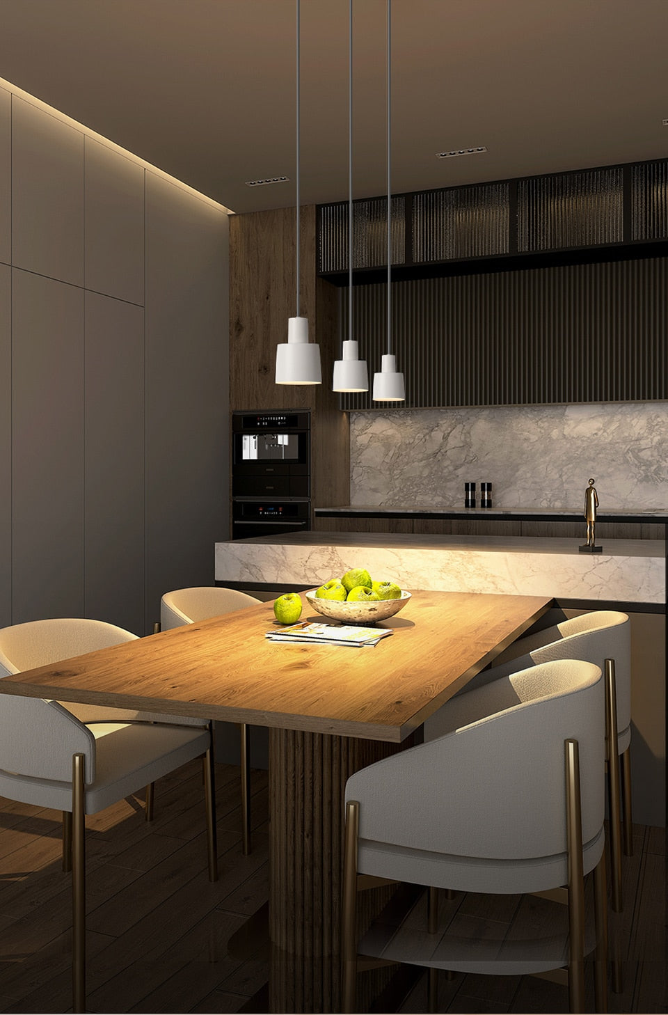 AiS Dimmable Pendant Light 9W CRI97 Adjustable Length Minimalist Style