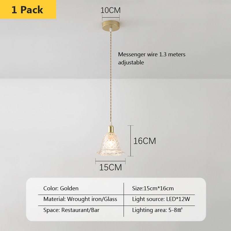 Wad Nordic Glass Pendant Light
