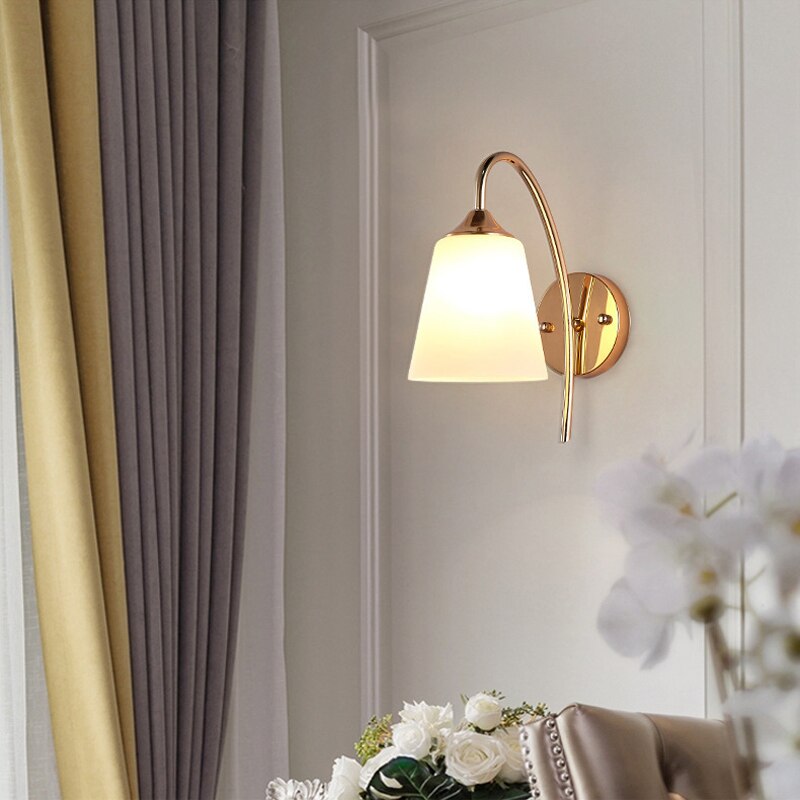 Oud Lea Black Gold Wall Lamp