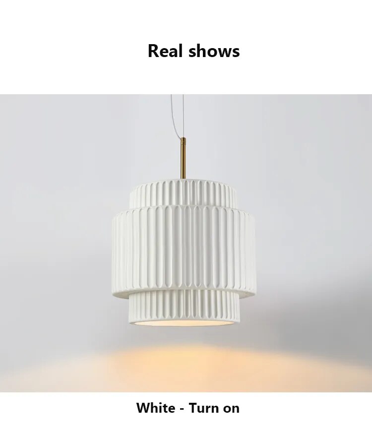 Wabi-Sabi Designer Resin Chandelier