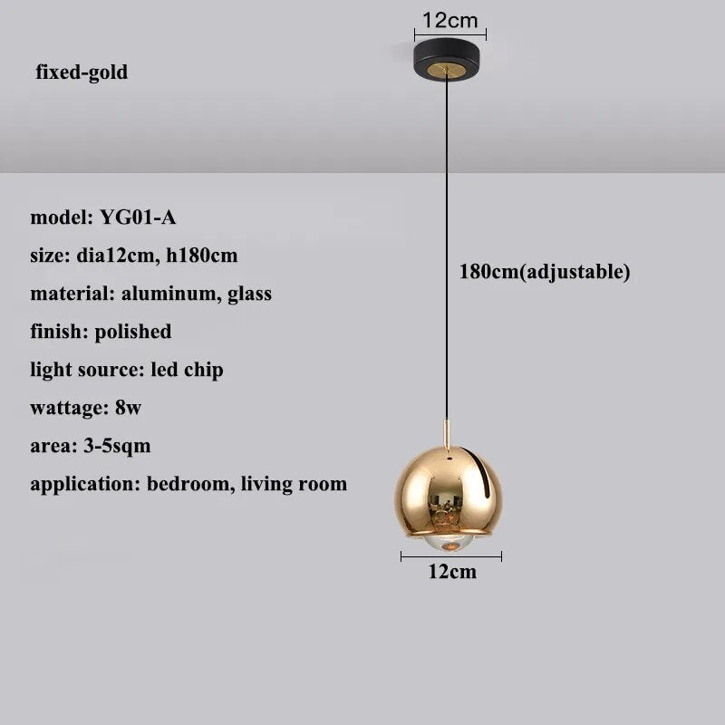 Tirila Modern Adjustable Angle Led Pendant Light