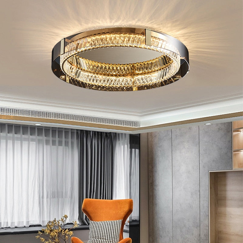 Mak Plafonnier Crystal Pendant Light