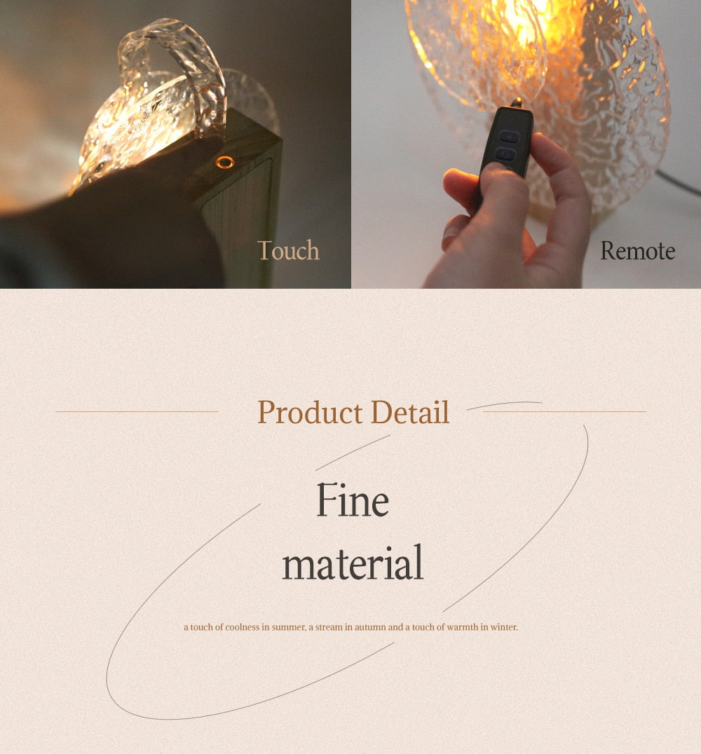 Pq Rotating Water Ripple Night Light