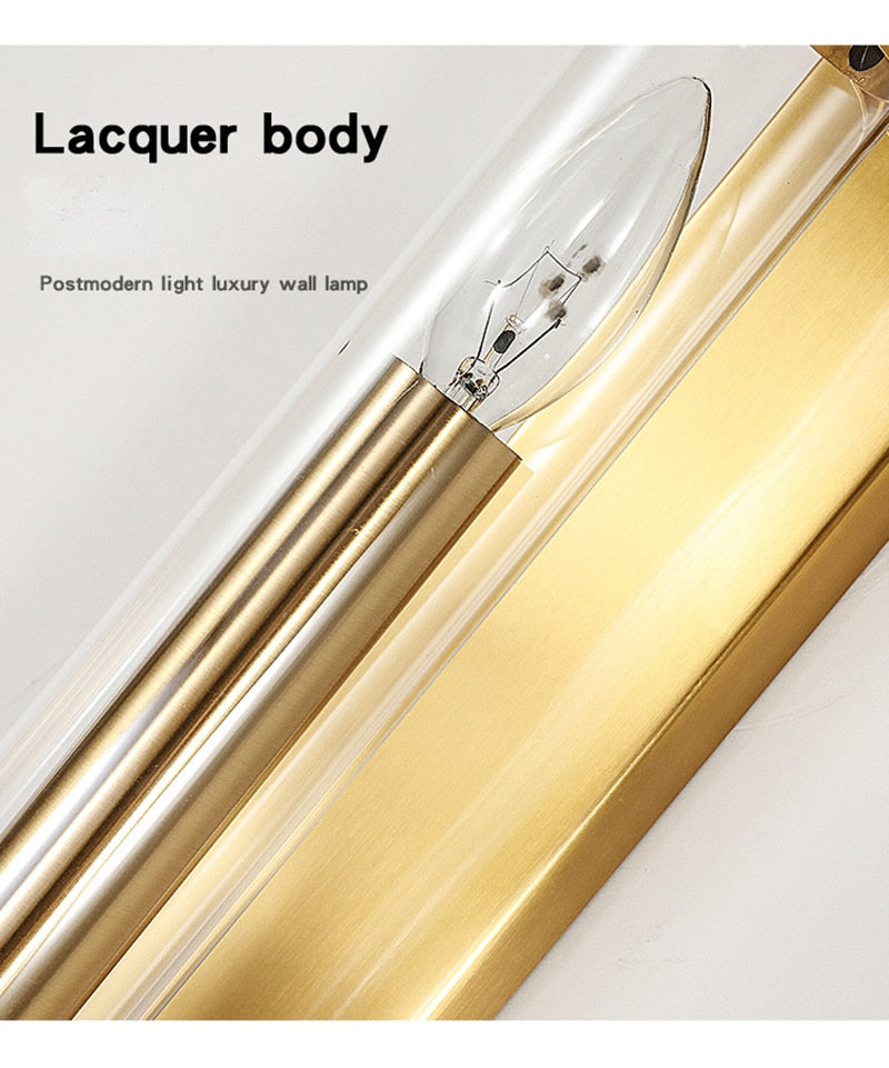 Win Modern Luxury Golden Wall Lamp