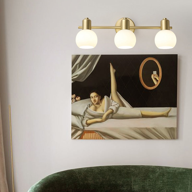 Wad Copper Industrial Wall Lamp