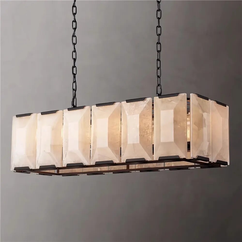 Retro American LED Chandelier Lamp