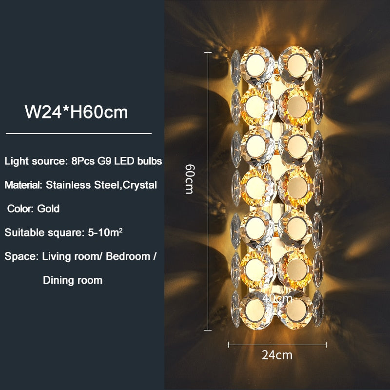 Ylk Adriel Modern Gold Sconce