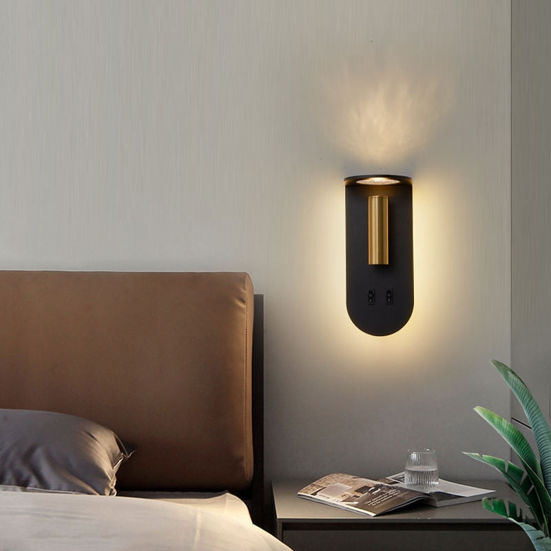 Win Nordic Flame Effect Wall Light