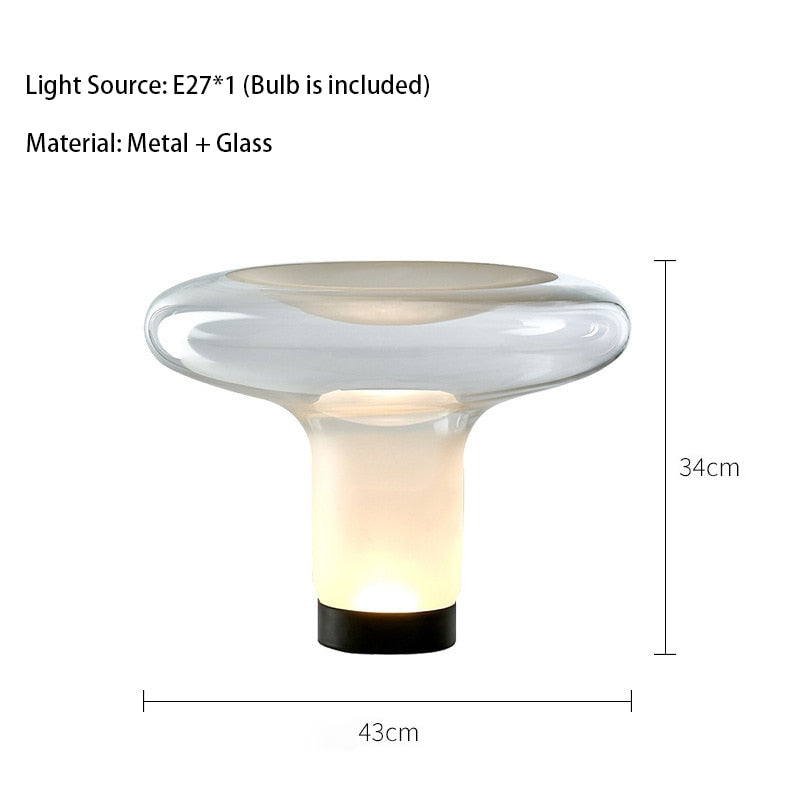 Mak 7-Style Glass Mushroom Lamp