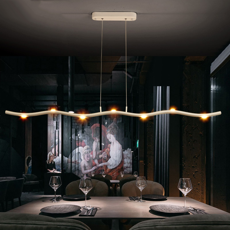 IIS Adjustable Haning Wave Chandelier Lighting