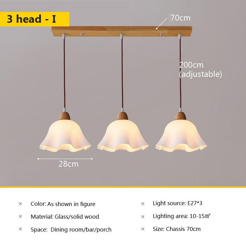 Wad Nordic Glass Pendant Lamp