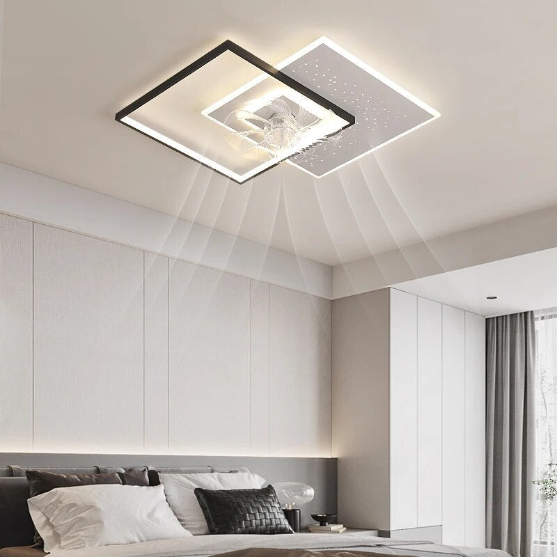 Qiyi Moratie Modern Ceiling Fan Lights
