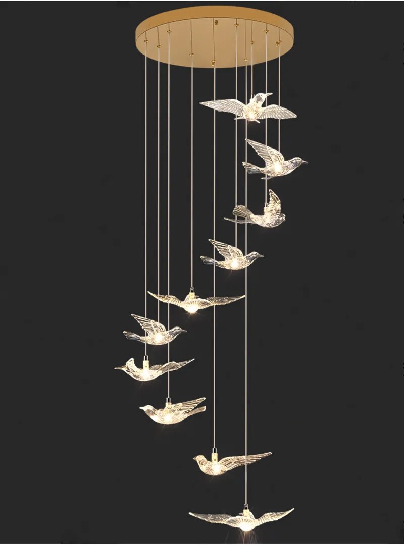 Ylk Bird Design Chandelier Light