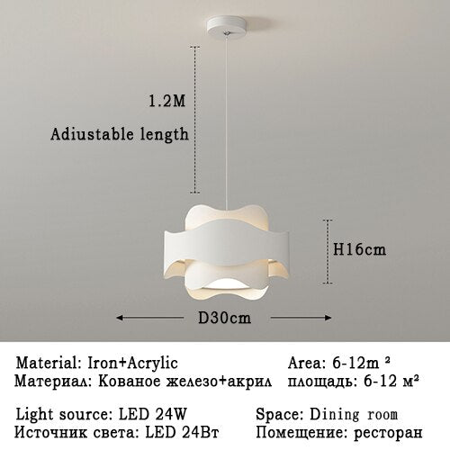 HEN Agatha Modern LED Chandelier Lighting Decor