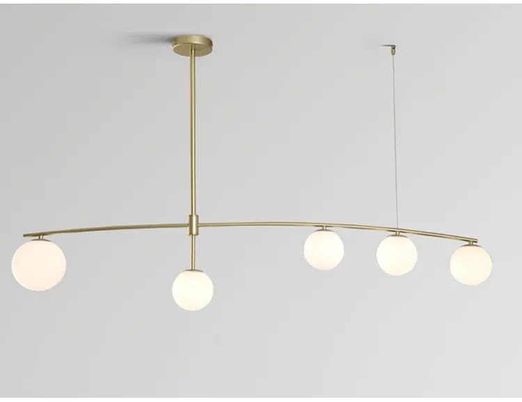 Nordic Glass Ball Design Chandelier Home Dining Room