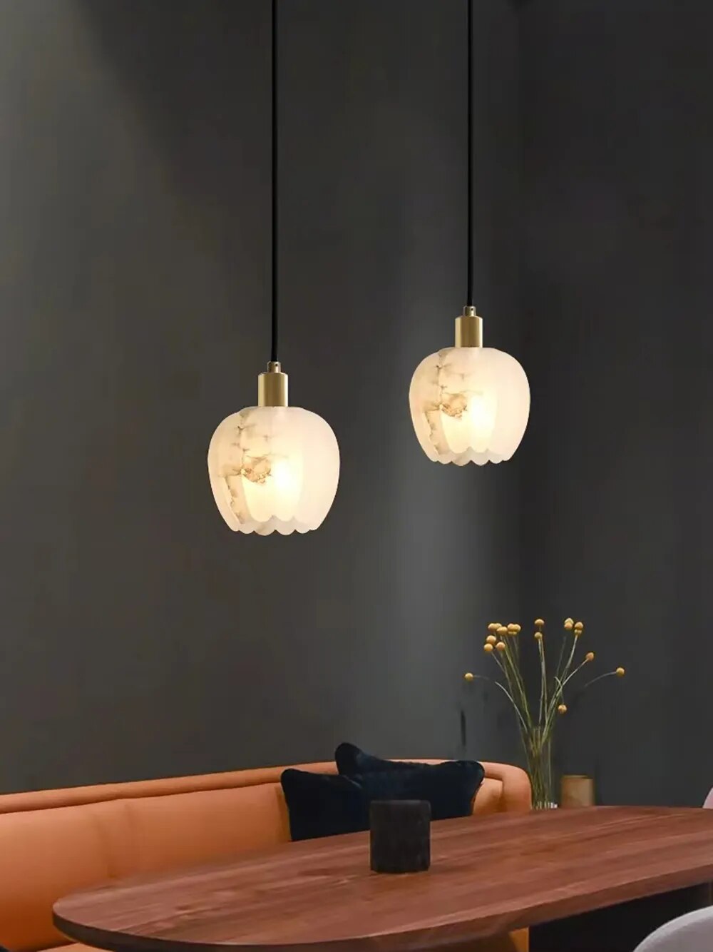 Olga Marble Luxury Hanging Light