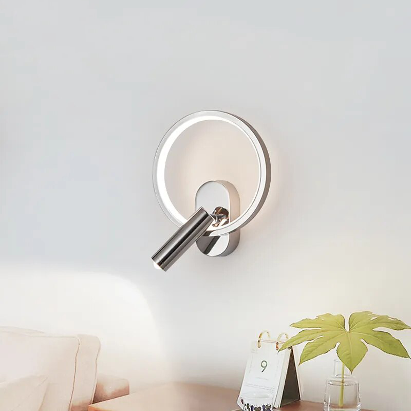 Touch Sensor Rotatable Spotlight Modern LED Wall Lights