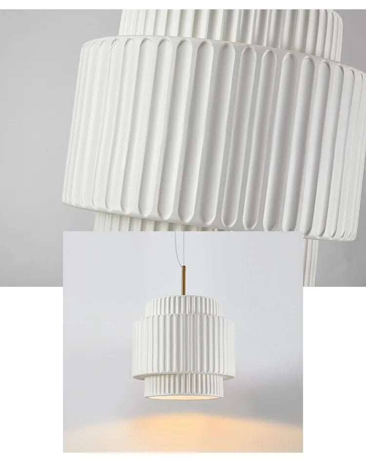 Wabi-Sabi Designer Resin Chandelier