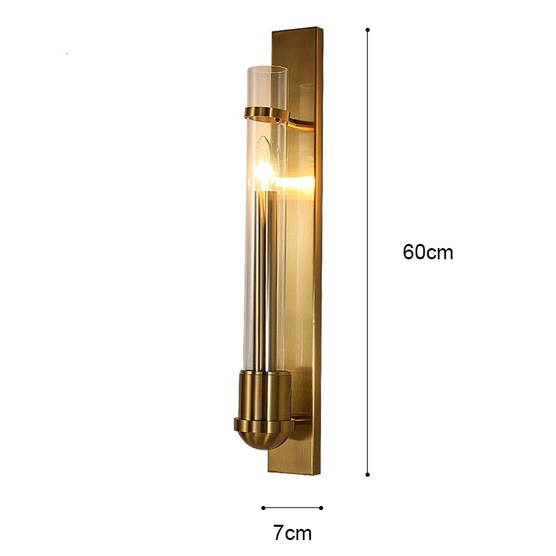 Win Modern Luxury Golden Wall Lamp
