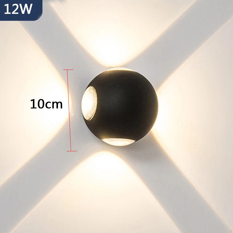 Won Outdoor Waterproof Crossing Sconces