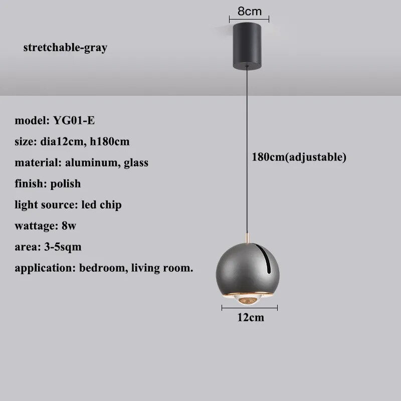 Tirila Modern Adjustable Angle Led Pendant Light