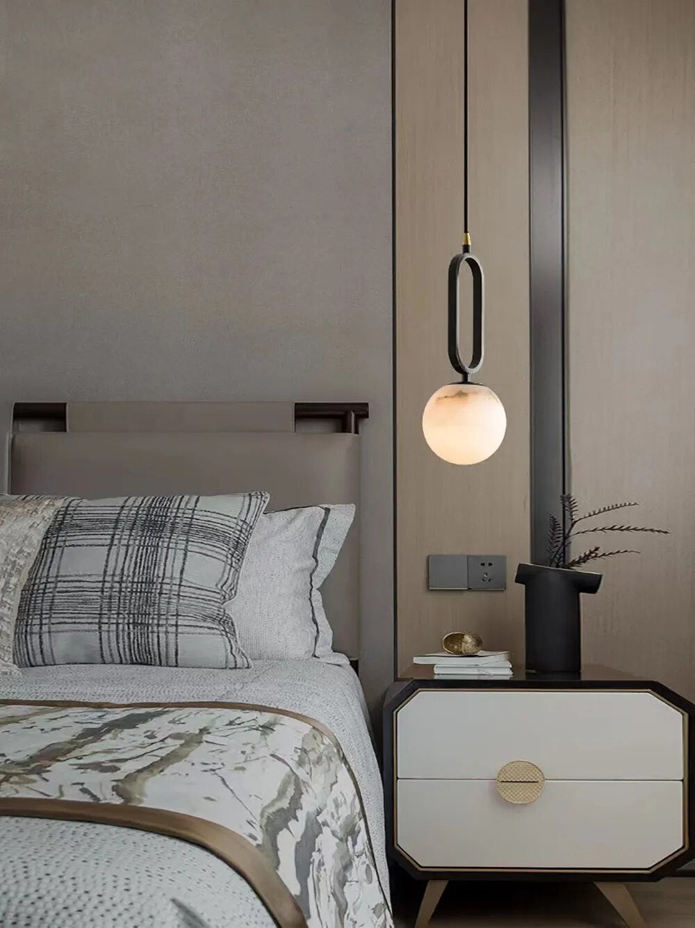 Olga Marble Luxury Hanging Light