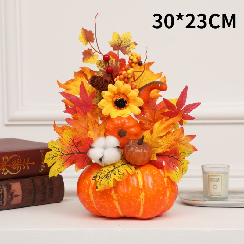 Hakon - Artificial Pumpkin Sunflower Ornament Fall Decor Sale Bedroom Decor Fall Home Decor Fall Decor 2023